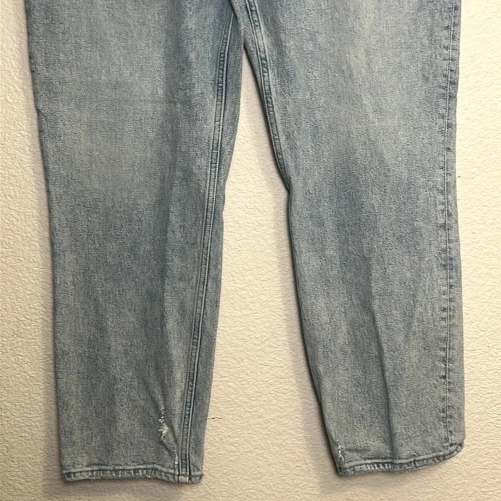 Abercrombie & Fitch Jeans The 90s Straight Ultra High Rise‎ Distressed Denim 34